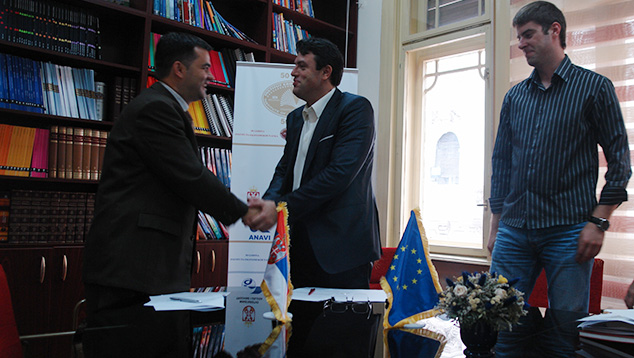 The Agreement on Cooperation between the Institute and RS Association of Economists signed